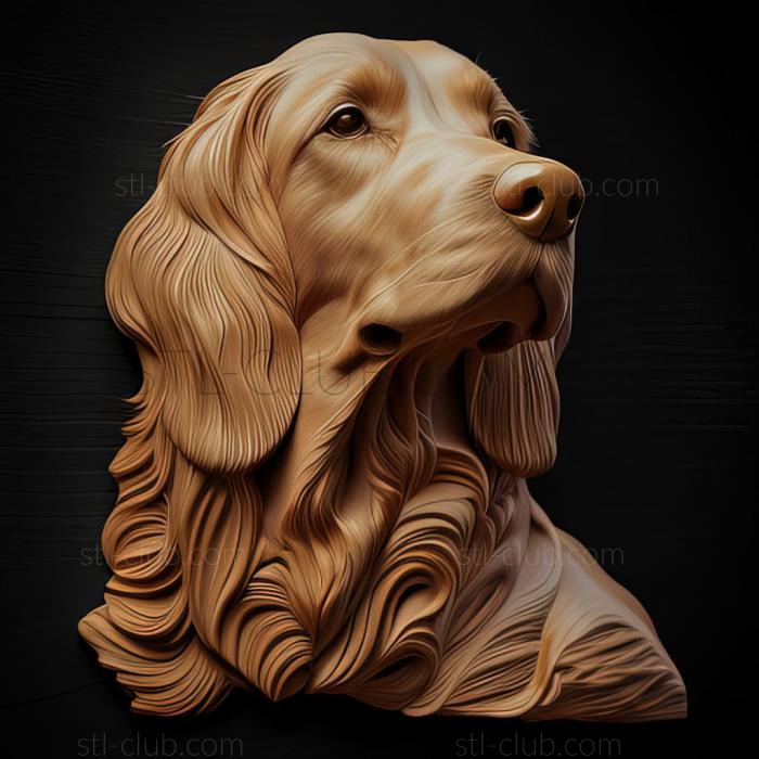 3D model st Scottish Setter dog (STL)